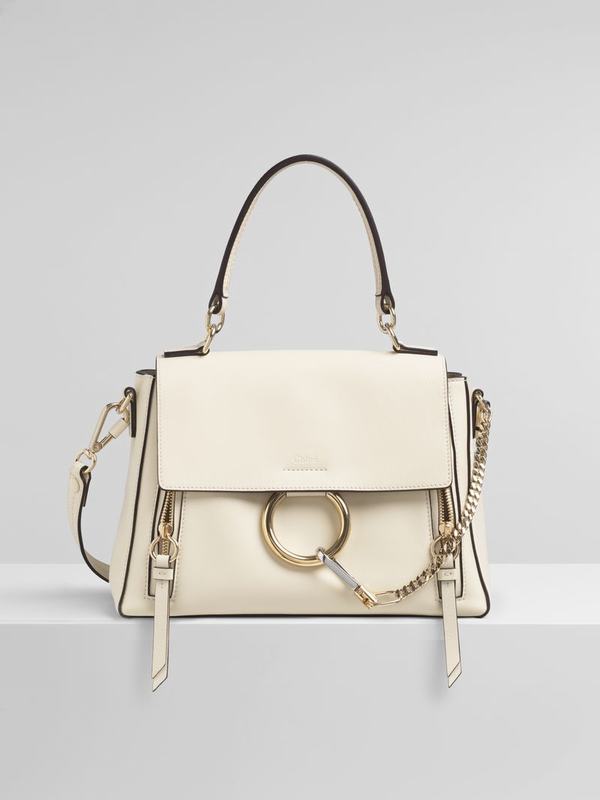 Chloé Bolsos Mujer Faye Day Blancas Suede VETY50429